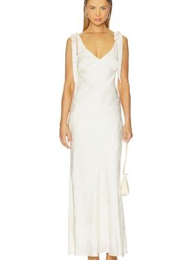 Stone Cold Fox Ivory Maxi Dress | Size: Small